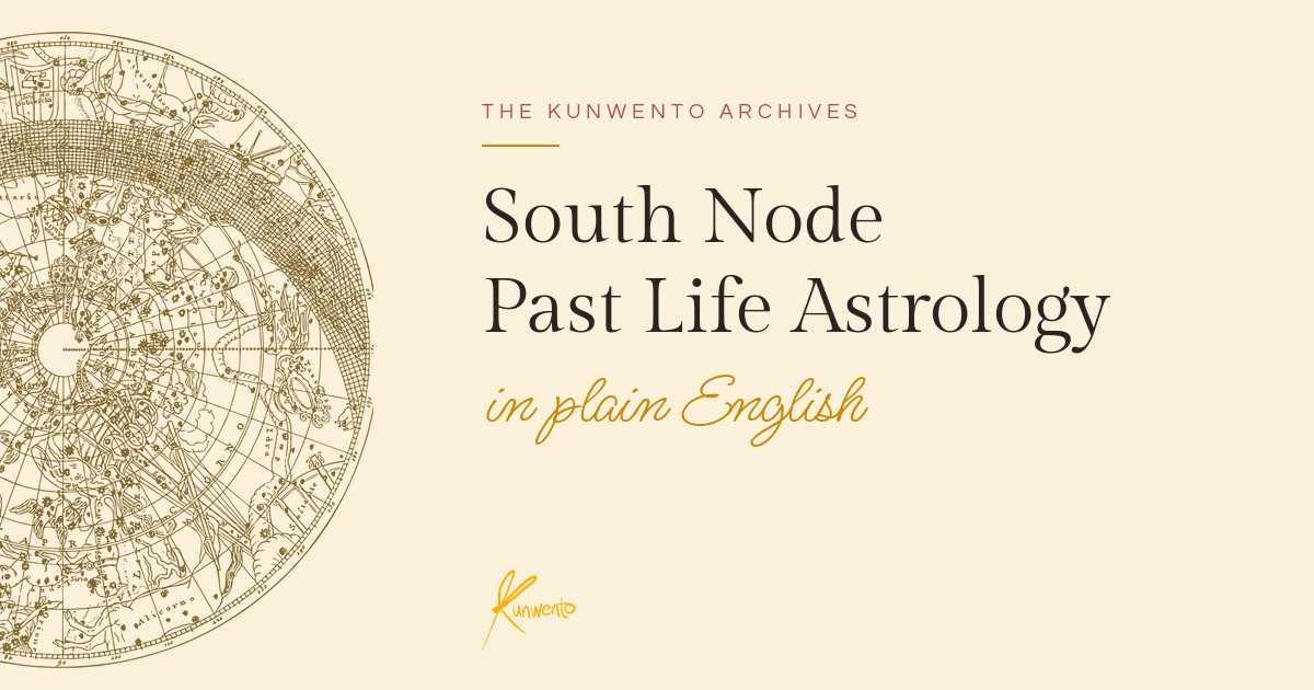 Antique star map for a plain-English guide to South Node past life astrology
